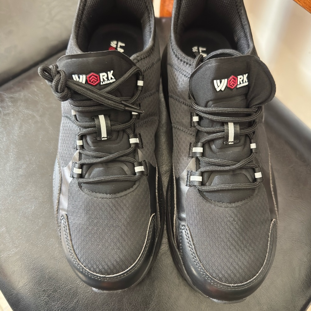 Mens Work Larnmern steel toe shoes 10 - Picture 4 of 7